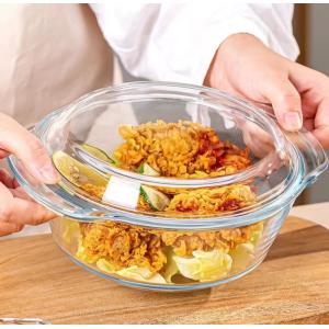 イワキ(iwaki) 耐熱ガラス オーブンウェア キャセロール 1.5L B683 ( 1