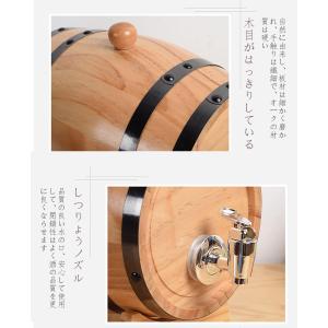 ミニオーク樽木製 保存容器ビールサーバー ウイ...の詳細画像2