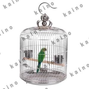 バードケージ 大型 金属製 鳥かご 高級 飛行鳥かご 黒 中型オウム用