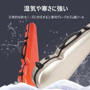バイオリンケース 4/4 バイオリンバッグ 湿...の詳細画像3