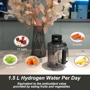 水素水カップ、滑り止めベース、1500ML、大...の詳細画像4