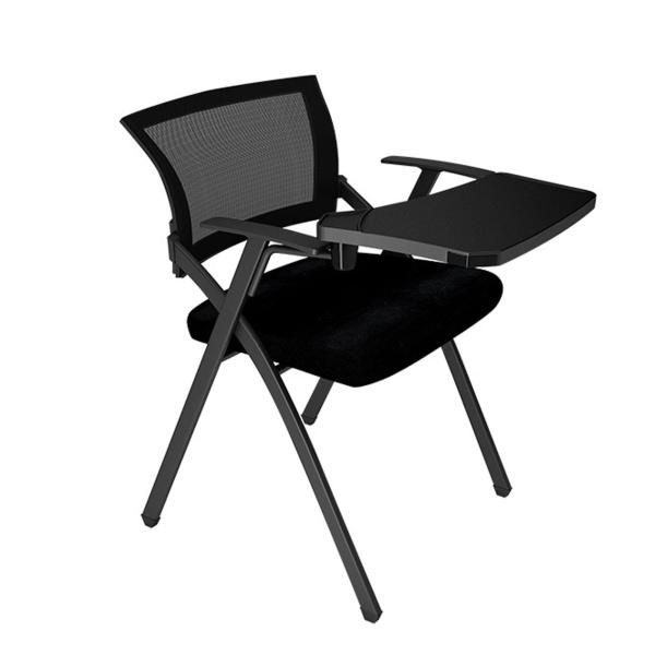 ミーティングチェア パイプチェア 折りたたみ式 パイプ椅子 テーブル 付き 会議用チェア デスクチェ...