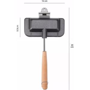 直火式 ホットサンドメーカー パン耳圧着 耳ま...の詳細画像1