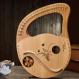 31弦 木製 ハーピカ 半音付き 親指ピアノ メタルストリン 指弾きの