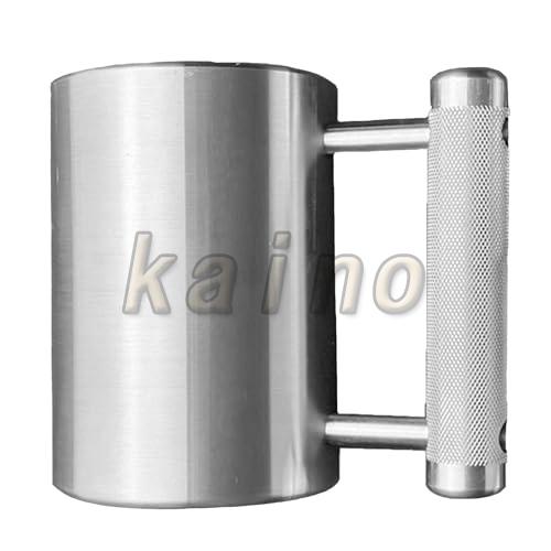 ステンレス鋼8kgヘビーダンベルカップ、太りすぎダンベルフィットネススポーツウォーターカップ100m...