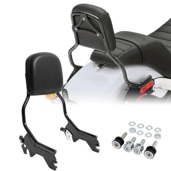 アップライト バックレスト パッド付き ハーレー ソフテイル スポーツ グライド FLSB ローライ...