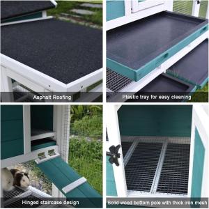 鶏小屋 屋外チキンコープ マルチレベル耐候性鶏...の詳細画像4