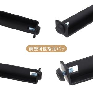 テーブル 脚 4本セット 金属製 クリップ式 ...の詳細画像5