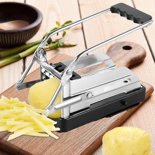 フレンチフライカッターステンレススチールポテトチッパーカッターカッターシャープポテトフレンチフライカ...