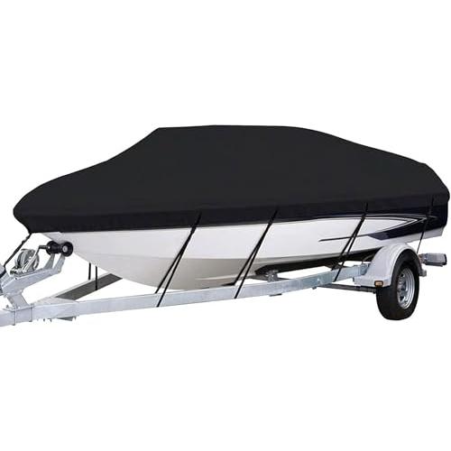 防水ボートカバー UV 耐性600D マリン グレード オックスフォード生地船体カバー ヨット屋外保...