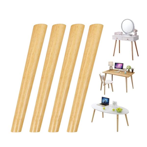 4本 ソファ 脚 diy 家具脚 木製 テーブル 脚 斜め 木 ソファーの脚 20 25 30 70...