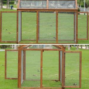 鶏小屋 木製ケージ サークル 飼育ケージ ペッ...の詳細画像5