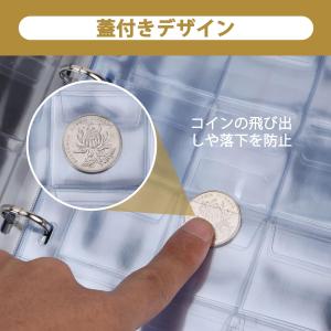 コインアルバム コイン収納 360枚収納可能 ...の詳細画像3