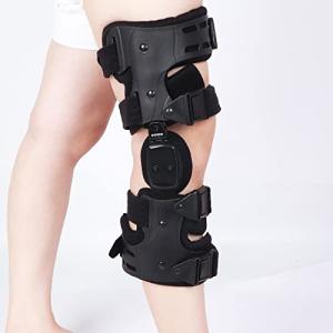 ヒンジ付き膝ブレース 医療用固定 膝サポーター 半月板 大きいサイズ