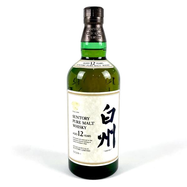 東京都内限定発送 サントリー SUNTORY 白州 12年 ピュアモルト 750ml 国産ウイスキー...