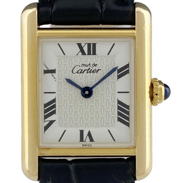 カルティエ CARTIER マスト タンク ヴェルメイユ SM W1009654  腕時計 シルバー...