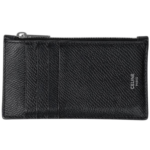 セリーヌ CELINE ロゴ コインケース カードケース コインケース レザー ブラック レディース...