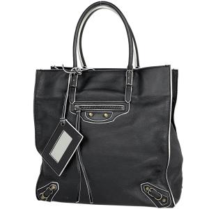 バレンシアガ BALENCIAGA ザ ペーパー トートバッグ ハンドバッグ トートバッグ レザー ブラック 255412 レディース 中古 在庫一掃｜リユースセレクトショップバイセル Yahoo!店