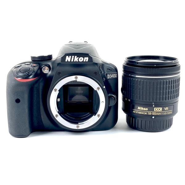 ニコン Nikon D3400 18-55VR レンズキット ブラック デジタル 一眼レフカメラ 中...