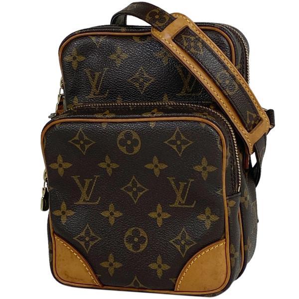 ルイ・ヴィトン Louis Vuitton アマゾン 斜め掛け ショルダーバッグ モノグラム ブラウ...