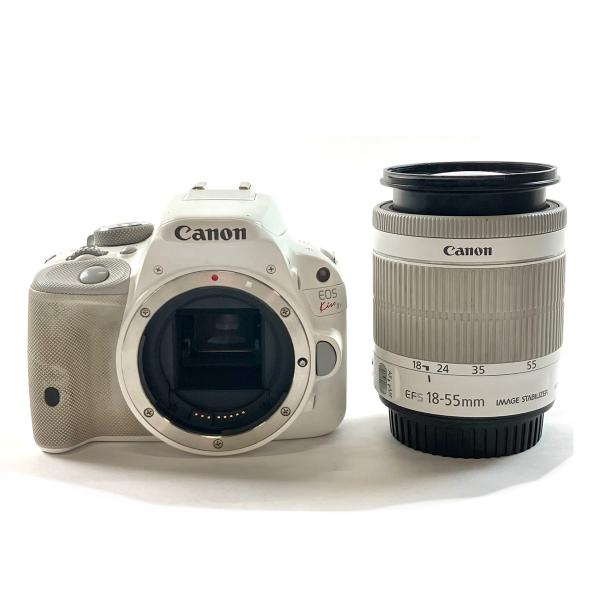 キヤノン Canon EOS Kiss X7 レンズキット ホワイト デジタル 一眼レフカメラ 中古