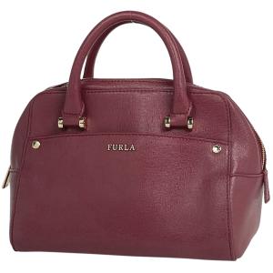 フルラ Furla ロゴ ハンドバッグ 2WAY ショルダーバッグ ハンドバッグ レザー レッド レディース 中古｜kaipre