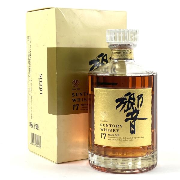 東京都内限定発送 サントリー SUNTORY 響 17年 両面 ゴールドラベル 750ml 国産ウイ...