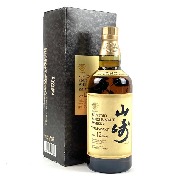 東京都内限定発送 サントリー SUNTORY 山崎 12年 シングルモルト 金花 750ml 国産ウ...