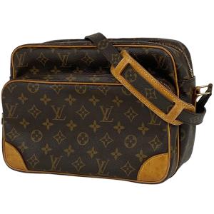 ルイ・ヴィトン Louis Vuitton ナイル 斜め掛け ショルダーバッグ モノグラム ブラウン M45244 レディース 中古