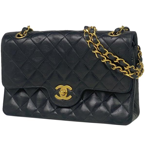 シャネル CHANEL マトラッセ Wフラップ チェーン ショルダーバッグ ココマーク ショルダーバ...