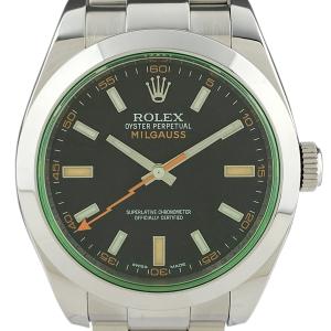 ロレックス ROLEX ミルガウス 116400GV 腕時計 SS 自動巻き ブラック メンズ 中古  ラッピング可｜kaipre