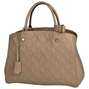 ルイ・ヴィトン Louis Vuitton モンテーニュ MM ２WAY ショルダーバッグ モノグラムアンプラント デュンヌ(ベージュ) M41152 レディース 中古 在庫一掃｜kaipre