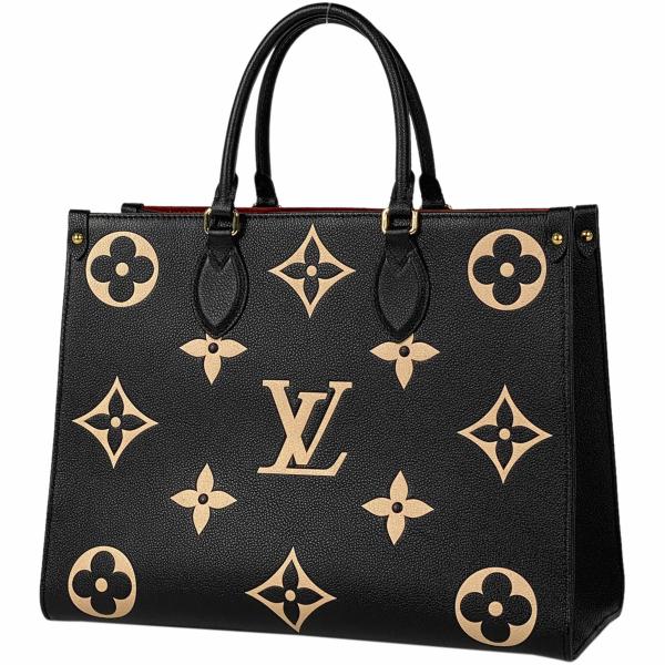 ルイ・ヴィトン Louis Vuitton オンザゴー MM バイカラー ショルダーバッグ トートバ...