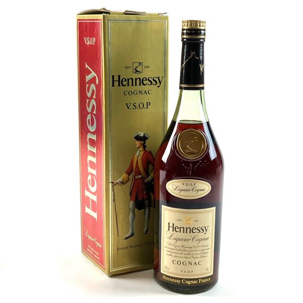 ヘネシー Hennessy VSOP スリムボトル グリーンボトル 1000ml ブランデー コニャ...