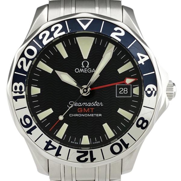 オメガ OMEGA シーマスター 300 GMT 50周年記念モデル 2534.50 腕時計 SS ...