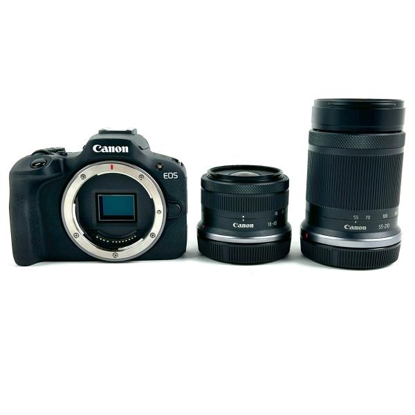 キヤノン Canon EOS R100 ダブルズームキット デジタル ミラーレス 一眼カメラ 中古