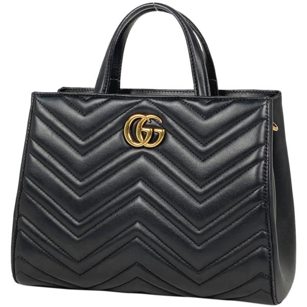 グッチ GUCCI GGマーモント ハンドバッグ 2WAY ショルダーバッグ ダブルG ショルダーバ...