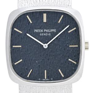 パテックフィリップ PATEK PHILIPPE 3566 腕時計 WG 手巻き ブルー レディース...