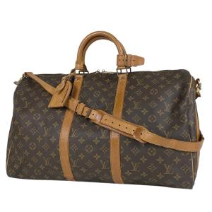 ルイ・ヴィトン Louis Vuitton キーポル バンドリエール 50 旅行 出張 ボストンバッ...