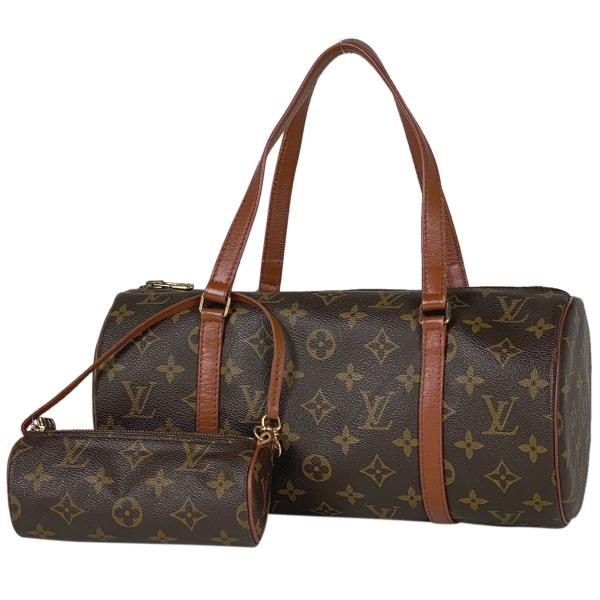 ルイ・ヴィトン Louis Vuitton パピヨン 30 バレルバッグ 筒型 旧旧型 ハンドバッグ...