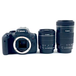 キヤノン Canon EOS Kiss X8i ダブルズームキット デジタル 一眼レフカメラ 中古