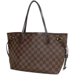 ルイ・ヴィトン Louis Vuitton ネヴァーフル PM ハンドバッグ ショッピング トートバッグ ダミエ ブラウン N51109 レディース 中古