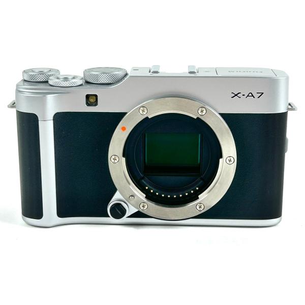 富士フイルム FUJIFILM X-A7 ボディ シルバー デジタル ミラーレス 一眼カメラ 中古