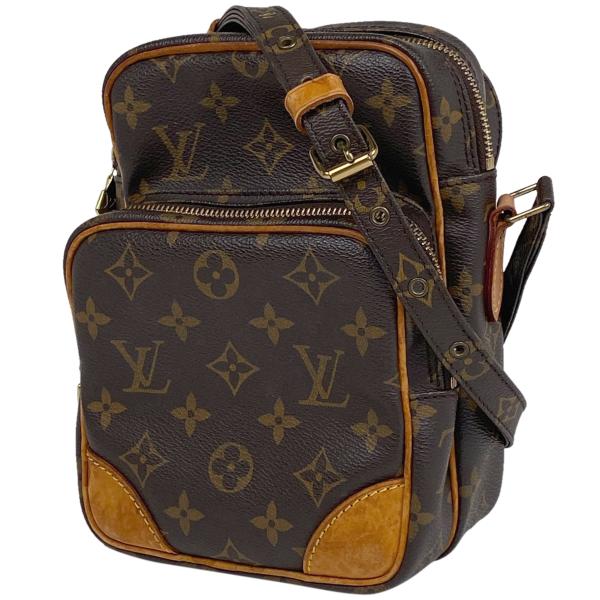 ルイ・ヴィトン Louis Vuitton アマゾン 斜め掛け ショルダーバッグ モノグラム ブラウ...