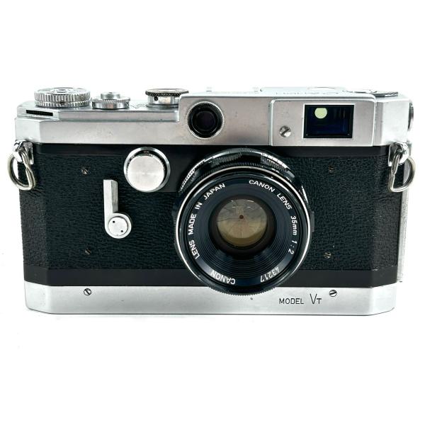 キヤノン Canon MODEL VT + 35mm F2 Lマウント L39 フィルム レンジファ...