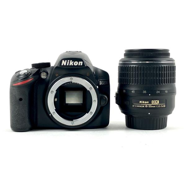 ニコン Nikon D3200 レンズキット ブラック デジタル 一眼レフカメラ 中古