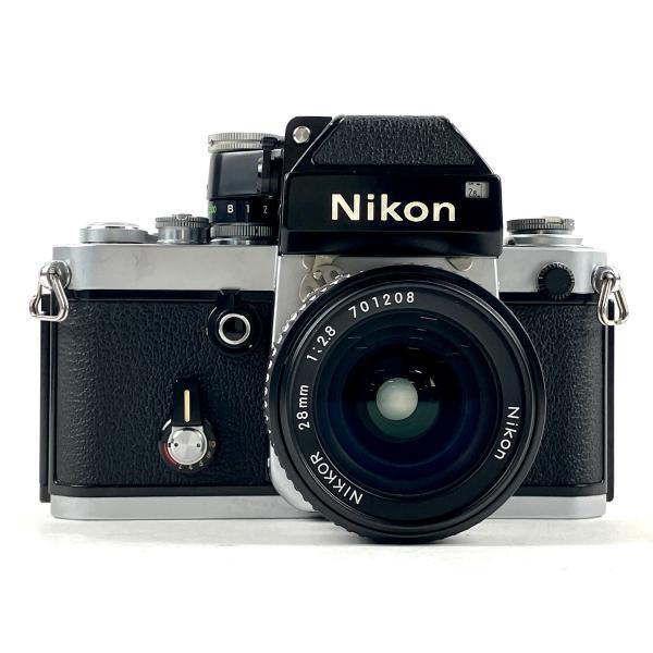 ニコン Nikon F2 フォトミック シルバー + Ai-S NIKKOR 28mm F2.8 フ...