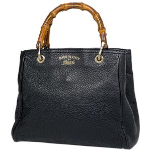 グッチ GUCCI バンブー スモールショッパー トートバッグ ハンドバッグ 