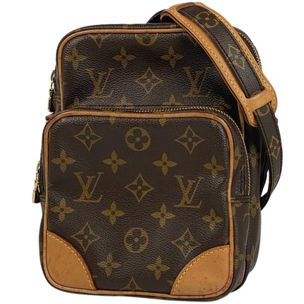 ルイ・ヴィトン Louis Vuitton アマゾン 斜め掛け ショルダーバッグ モノグラム ブラウ...