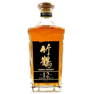 東京都内限定発送 ニッカ NIKKA 竹鶴 12年 ピュアモルト 角瓶 660ml 国産ウイスキー 古酒｜kaipre